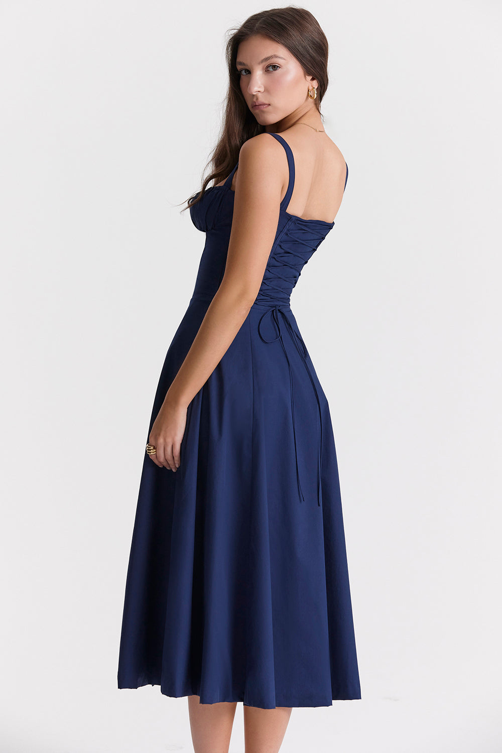Elea | Midi Dress with Corset