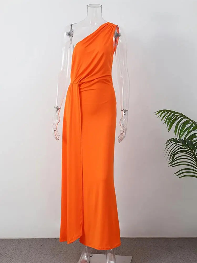 Lia™ | Asymmetrical Maxi Dress