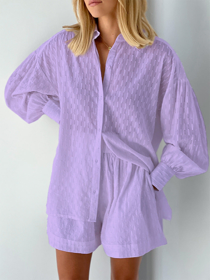 Ashley | Chic Shirt & Shorts Set ( Almost out of stock)